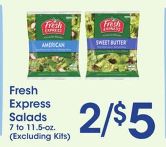 Price Rite Fresh express salads offer