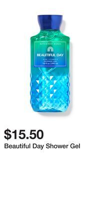 Bath & Body Works Beautiful day shower gel offer