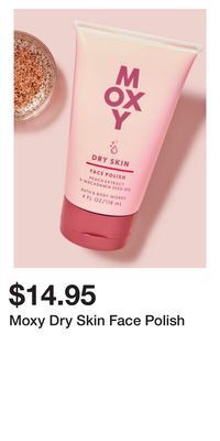 Bath & Body Works Moxy dry skin face polish offer