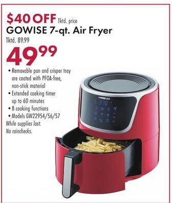 Boscov's Gowise 7-qt. air fryer offer