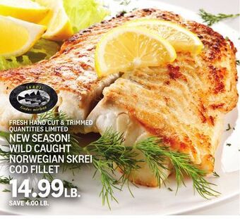 Kings Food Markets Norwegian skrei cod fillet offer