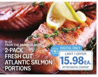 Kings Food Markets 2-pack fresh cut atlantic salmon portions offer