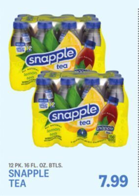 Kings Food Markets Snapple tea offer