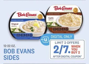 Kings Food Markets Bob evans sides offer