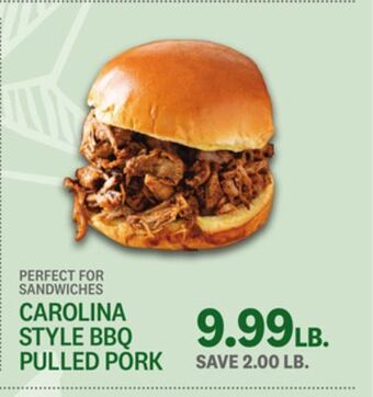 Kings Food Markets Carolina style bbq pulled pork offer