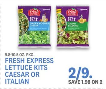 Kings Food Markets Fresh express lettuce kits offer