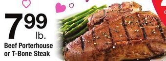 ACME Beef porterhouse or t-bone steak offer