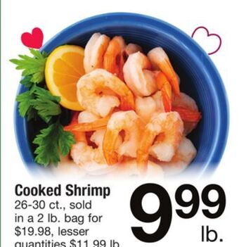 ACME Cooked shrimp offer