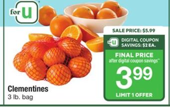 ACME Clementines offer