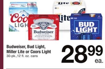 ACME Budweiser, bud light, miller lite or coors light offer
