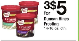 ACME Duncan hines frosting offer