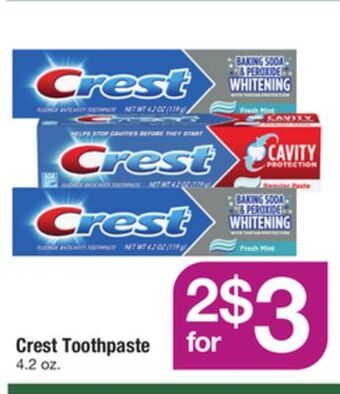 ACME Crest toothpaste offer