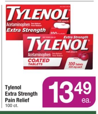ACME Tylenol extra strength pain relief offer