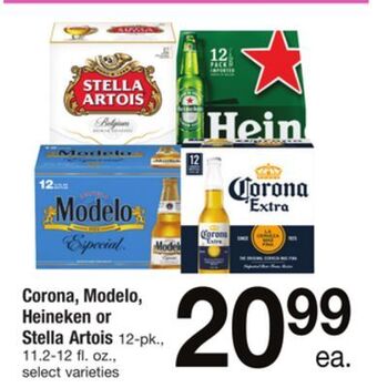 ACME Corona, modelo, heineken or stella artois offer