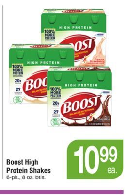 ACME Boost high protein shakes offer