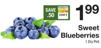 The Fresh Grocer Sweet blueberries offer