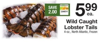 The Fresh Grocer Wild caught lobster tails offer