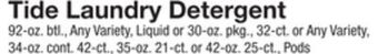 The Fresh Grocer Laundry detergent offer