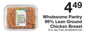 The Fresh Grocer 99% lean ground chicken breast offer
