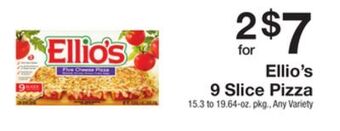 The Fresh Grocer 9 slice pizza offer