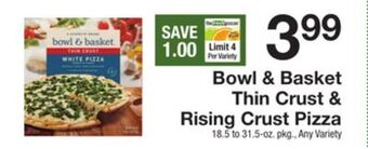 The Fresh Grocer Thin crust & rising crust pizza offer