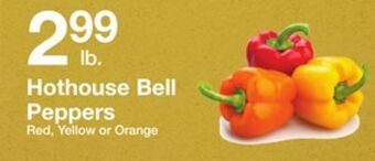The Fresh Grocer Hothouse bell peppers offer