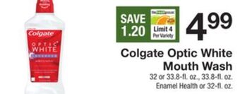 The Fresh Grocer Optic white mouth wash offer