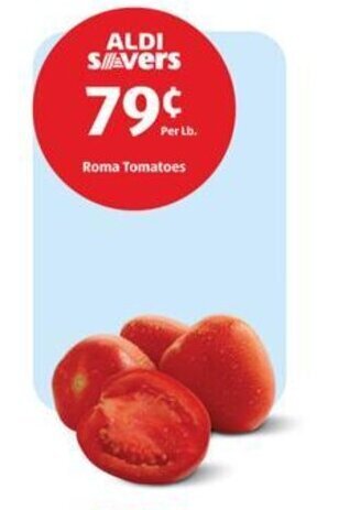 Aldi Roma Tomatoes offer