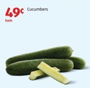 Aldi Cucumbers offer