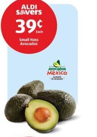 Aldi Small Hass Avocados offer