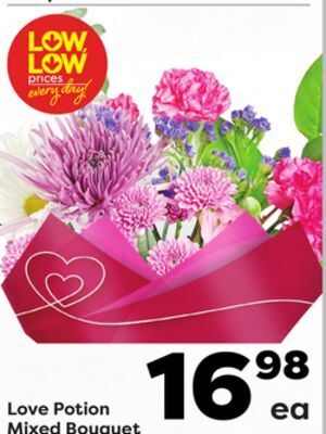 Weis Markets Love potion mixed bouquet offer