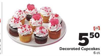 Weis Markets Decorated cupcakes offer