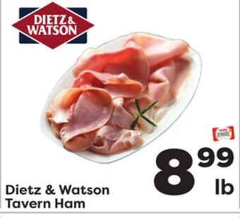 Weis Markets Dietz & watson tavern ham offer