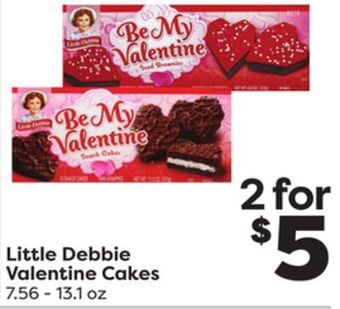 Weis Markets Little debbie valentine cakes offer