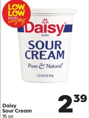 Weis Markets Daisy sour cream offer