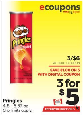 Weis Markets Pringles offer