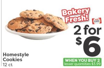 Weis Markets Homestyle cookies offer