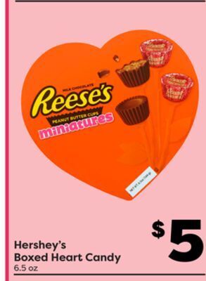 Weis Markets Hershey's boxed heart candy offer