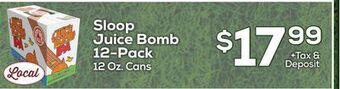 DeCicco & Sons Sloop juice bomb 12-pack offer
