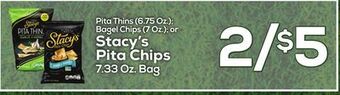 DeCicco & Sons Stacy's pita chips 7.33 oz. bag offer