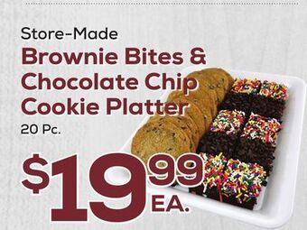 DeCicco & Sons Brownie bites & chocolate chip cookie platter offer