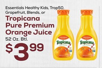 DeCicco & Sons Tropicana pure premium orange juice offer