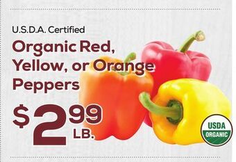 DeCicco & Sons Red, yellow, or orange peppers offer