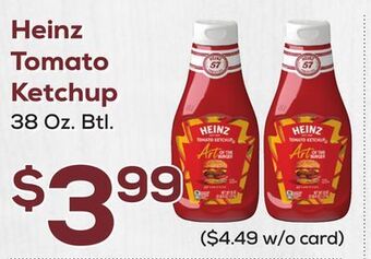 DeCicco & Sons Heinz tomato ketchup offer