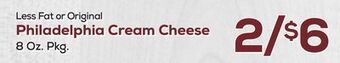 DeCicco & Sons Philadelphia cream cheese offer