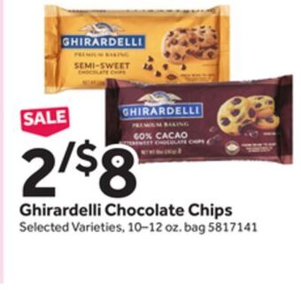 Stop&Shop Ghirardelli chocolate chips offer