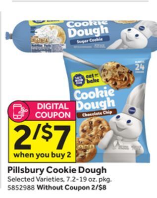 Stop&Shop Pillsbury cookie dough offer