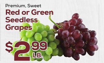 DeCicco & Sons Red or green seedless grapes offer