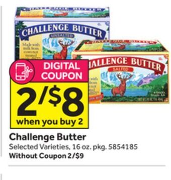 Stop&Shop Challenge butter offer