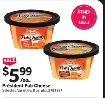 Stop&Shop Président pub cheese offer